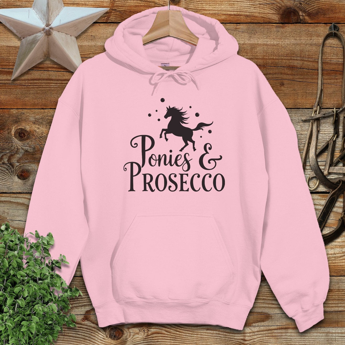 Ponies and Prosecco Hoodie