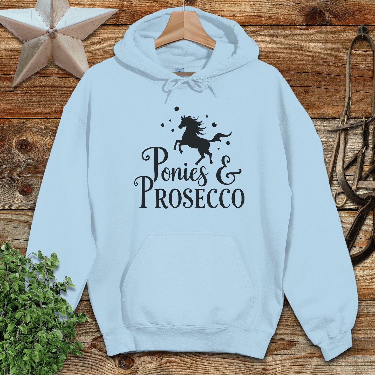 Ponies and Prosecco Hoodie