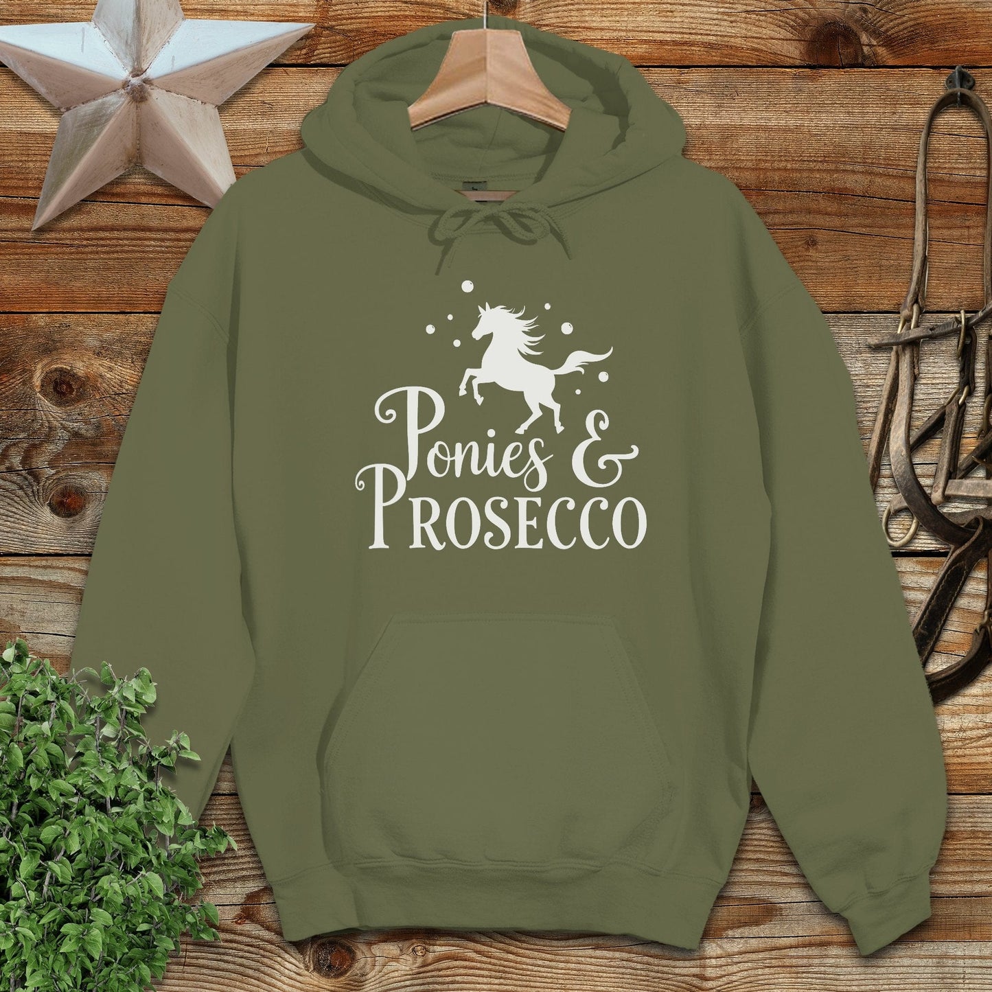 Ponies and Prosecco Hoodie