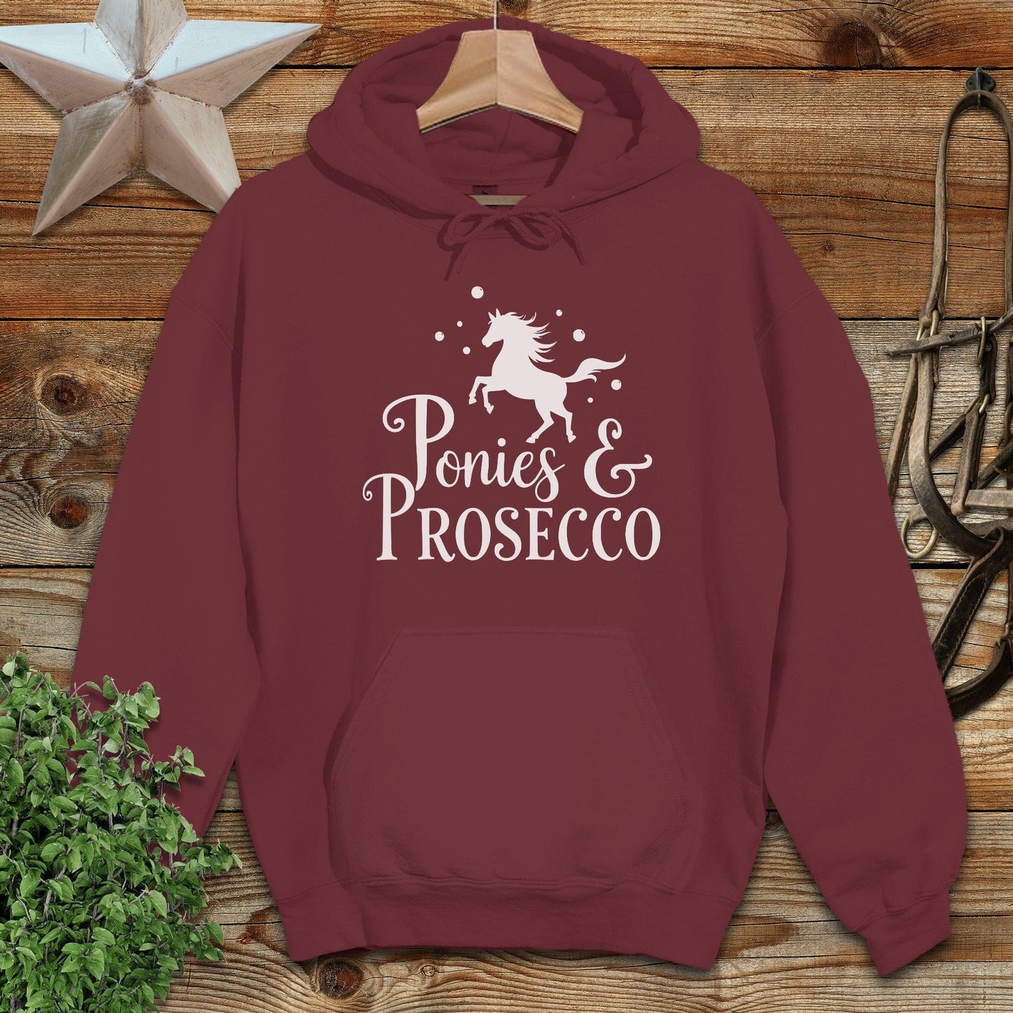 Ponies and Prosecco Hoodie