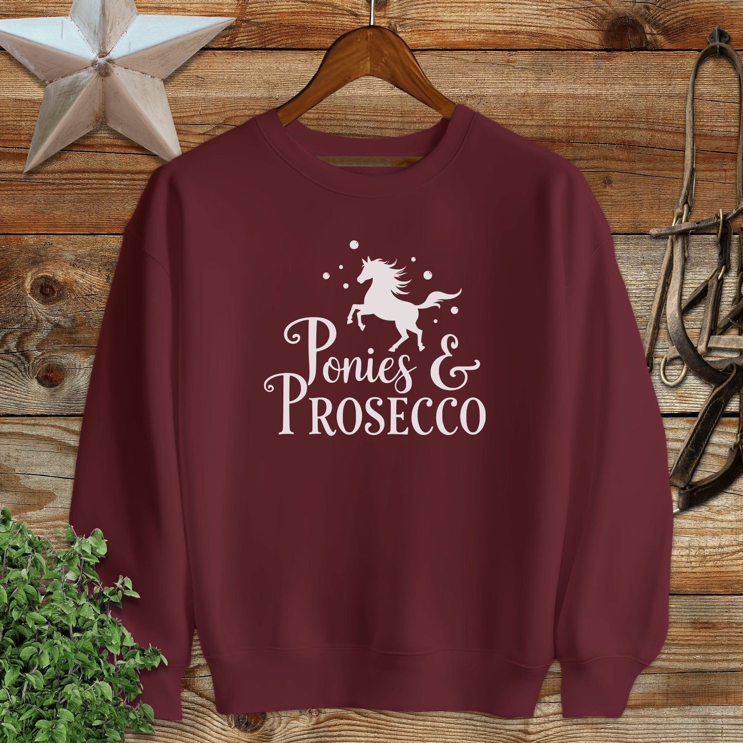 Ponies and Prosecco Sweatshirt