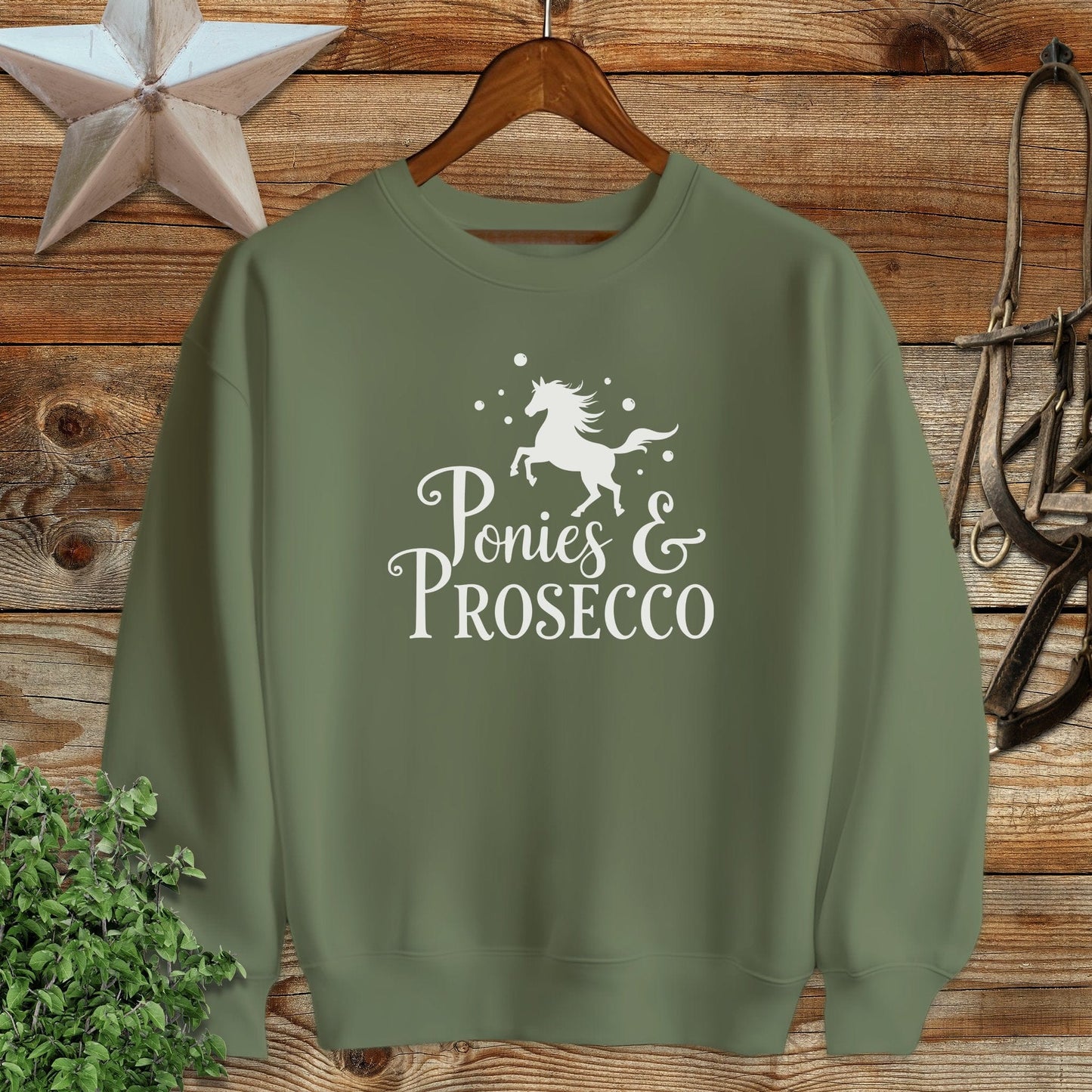 Ponies and Prosecco Sweatshirt