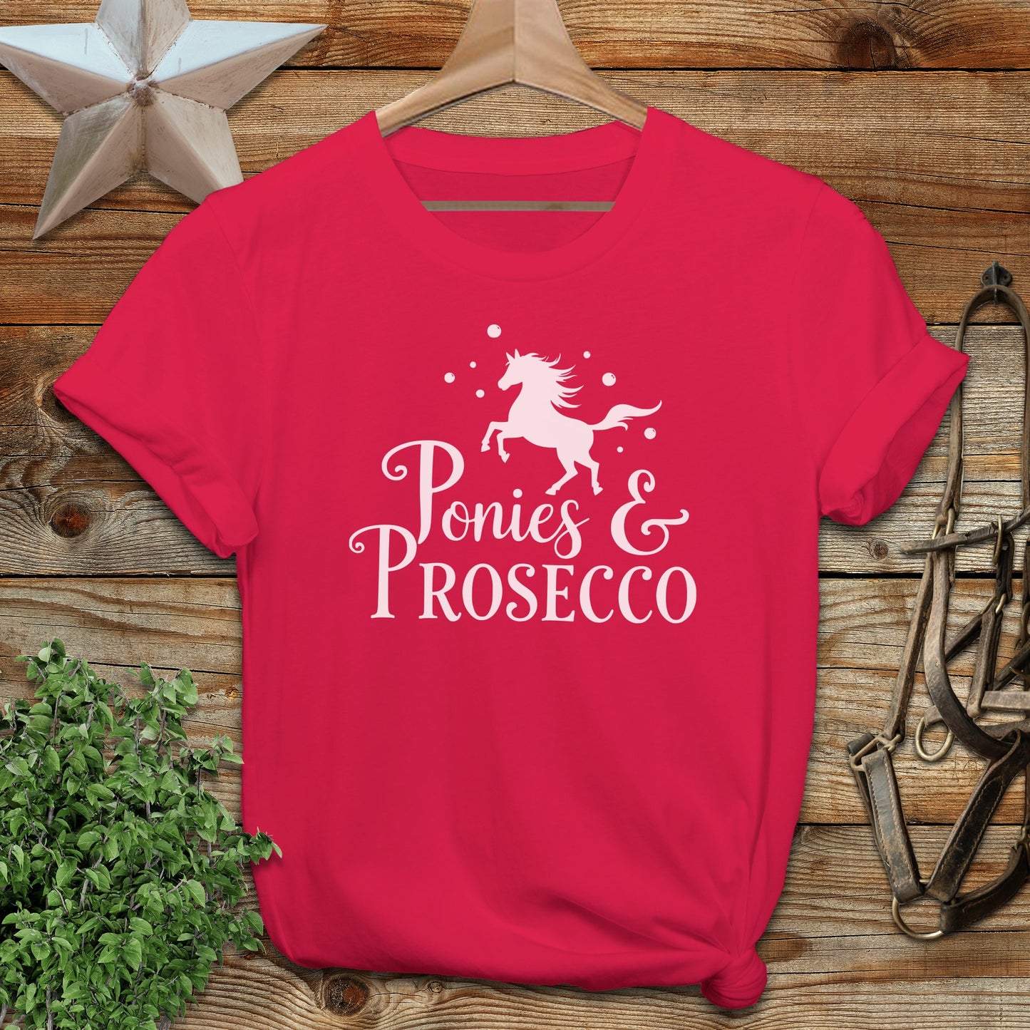 Ponies and Prosecco T-shirt