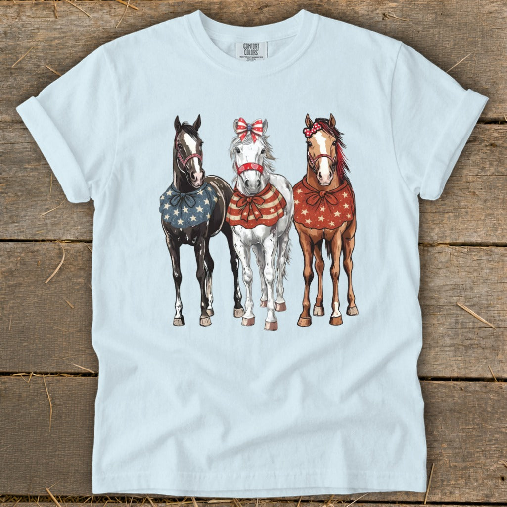 Pretty Patriot Horses Signature Tee