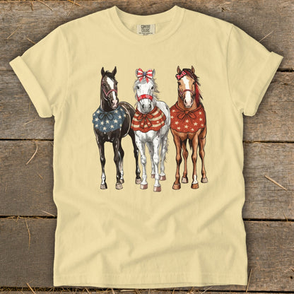 Pretty Patriot Horses Signature Tee