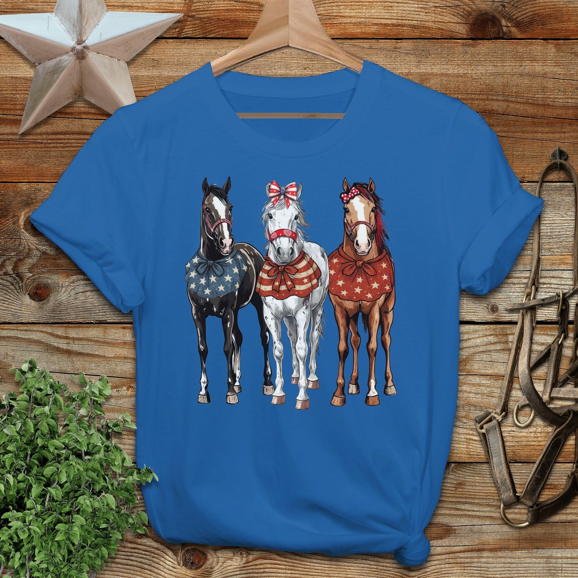 Pretty Patriot Horses Softstyle Tee