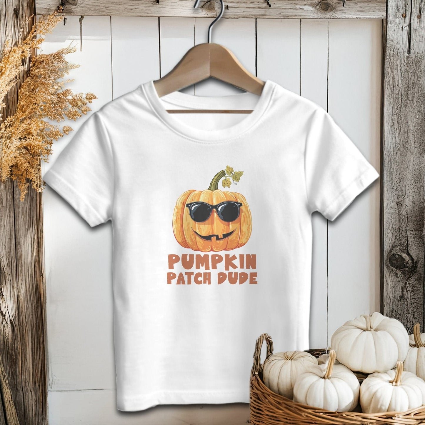 Pumpkin Patch Dude Toddler Shirt