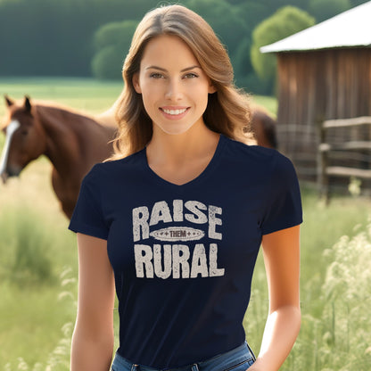 Raise Them Rural V-neck