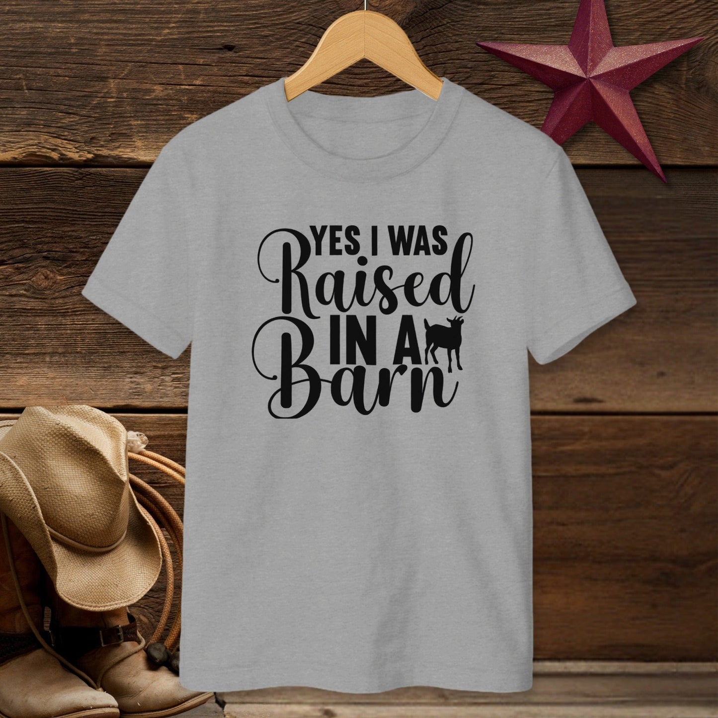 Raised In A Barn T-Shirt (Youth)