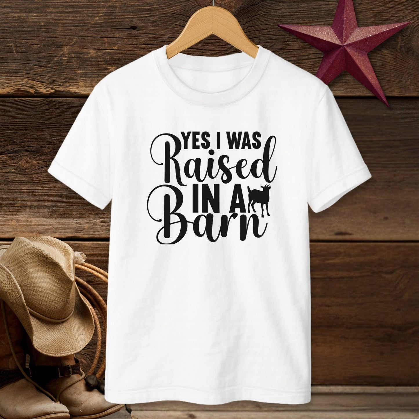 Raised In A Barn T-Shirt (Youth)