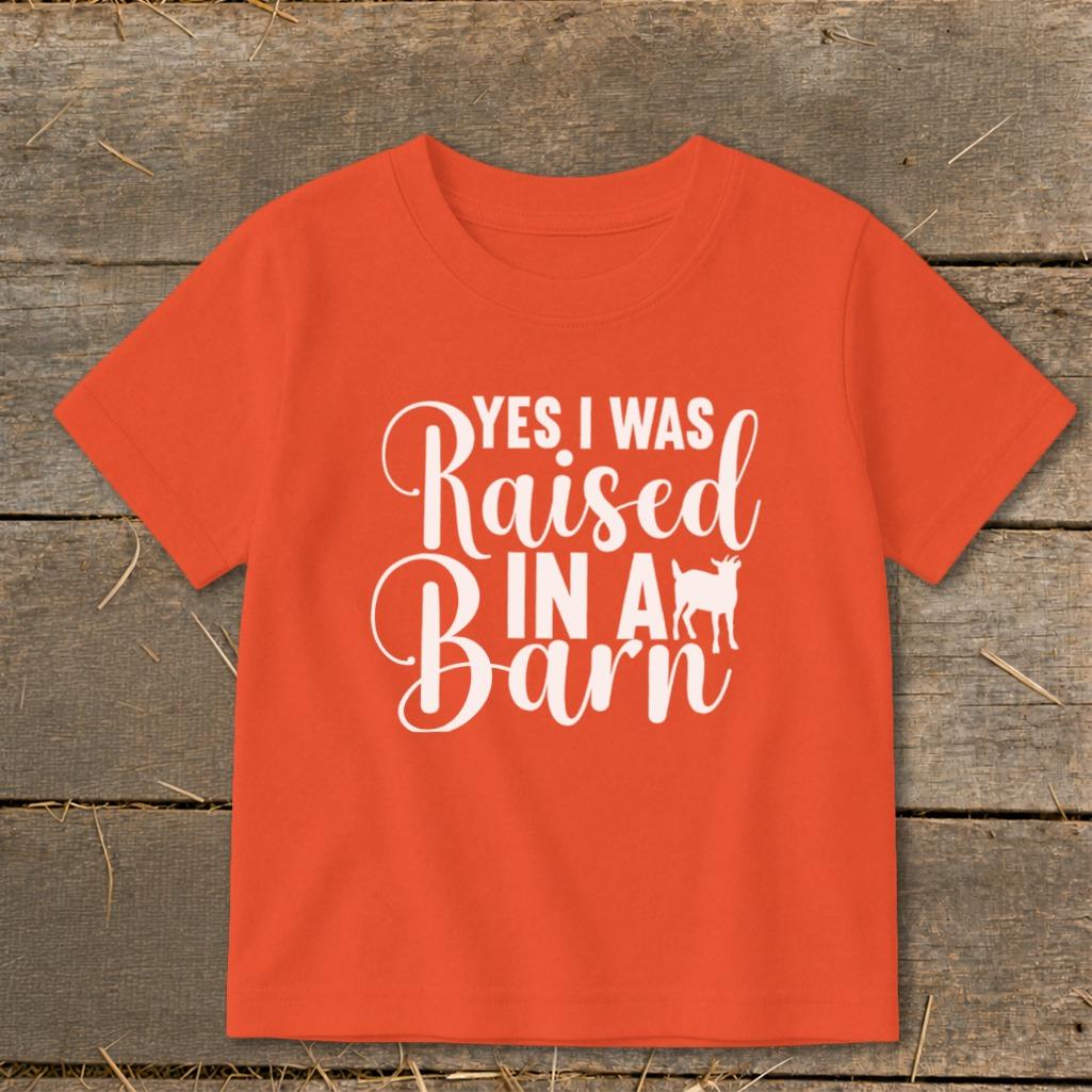 Raised In A Barn Toddler Tee