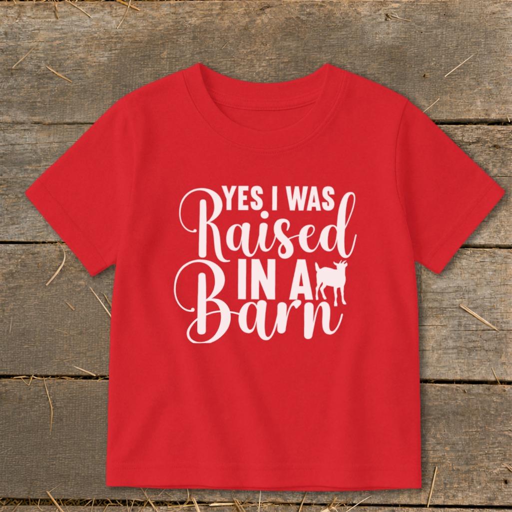 Raised In A Barn Toddler Tee