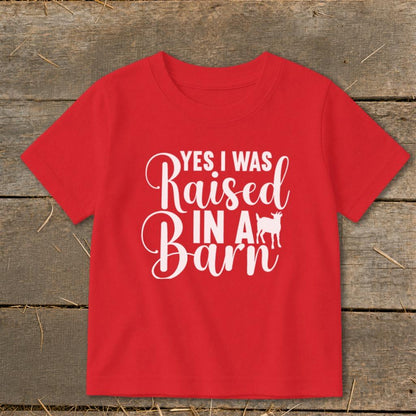 Raised In A Barn Toddler Tee