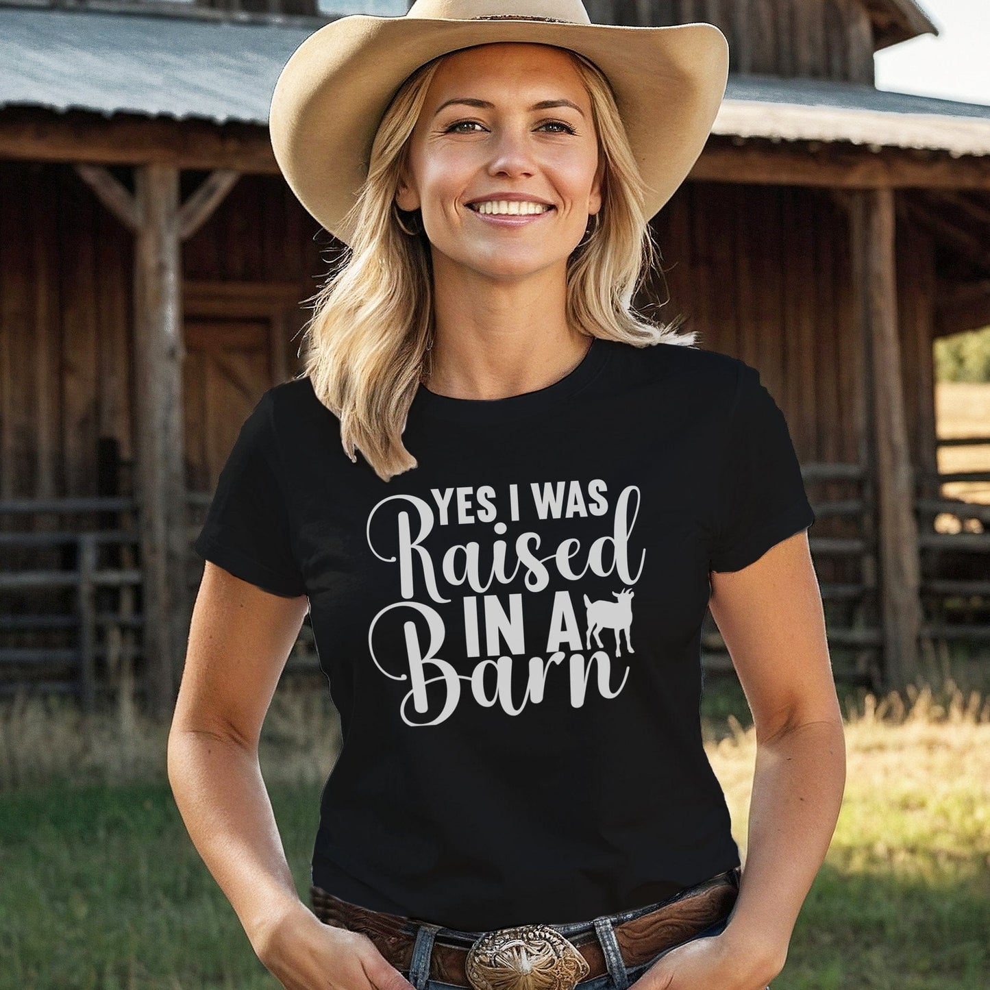 Raised In A Barn V-neck