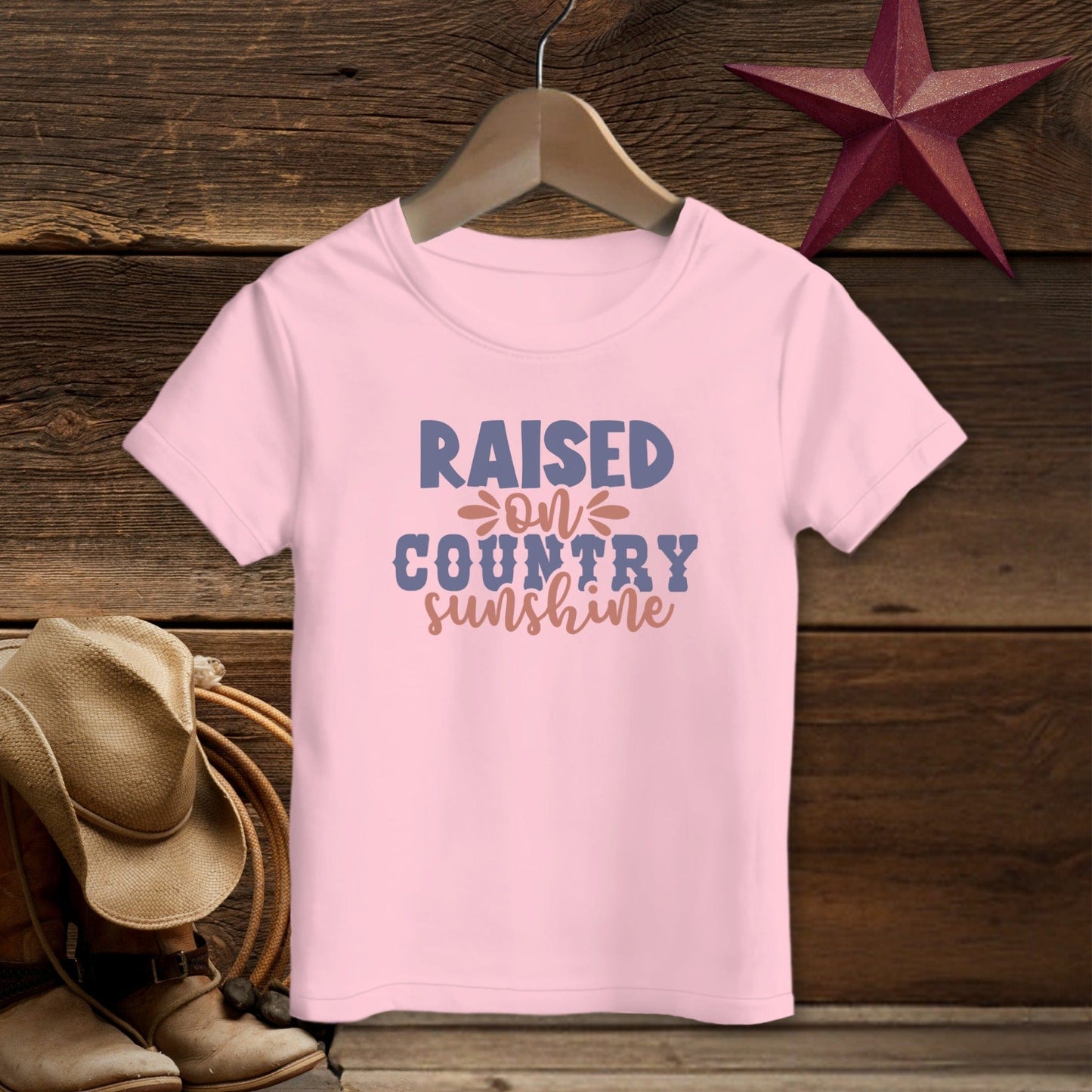 Raised on Country T-Shirt (Toddler)