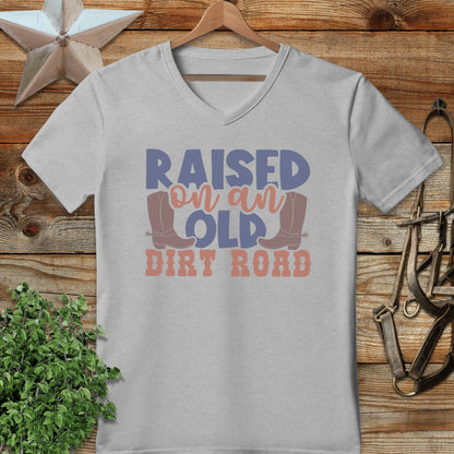 Raised on Old Dirt Road V-neck