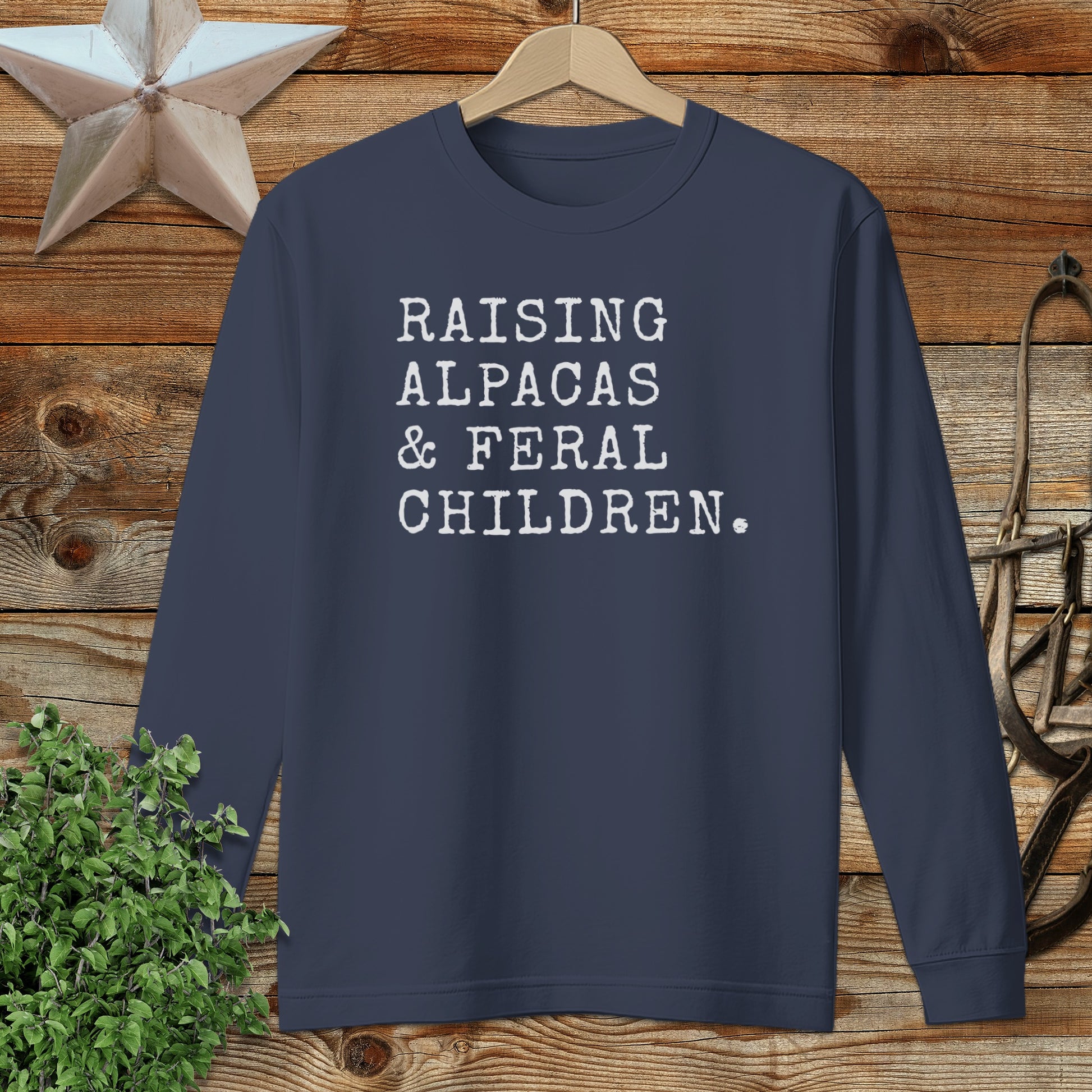 Raising Alpacas & Feral Children Long Sleeve Tee