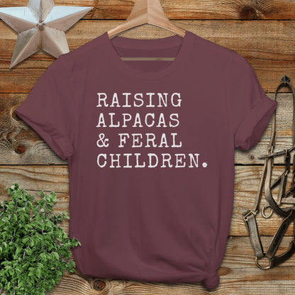 Raising Alpacas & Feral Children T-Shirt