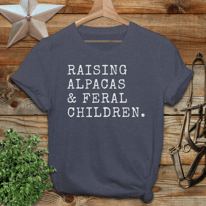 Raising Alpacas & Feral Children T-Shirt
