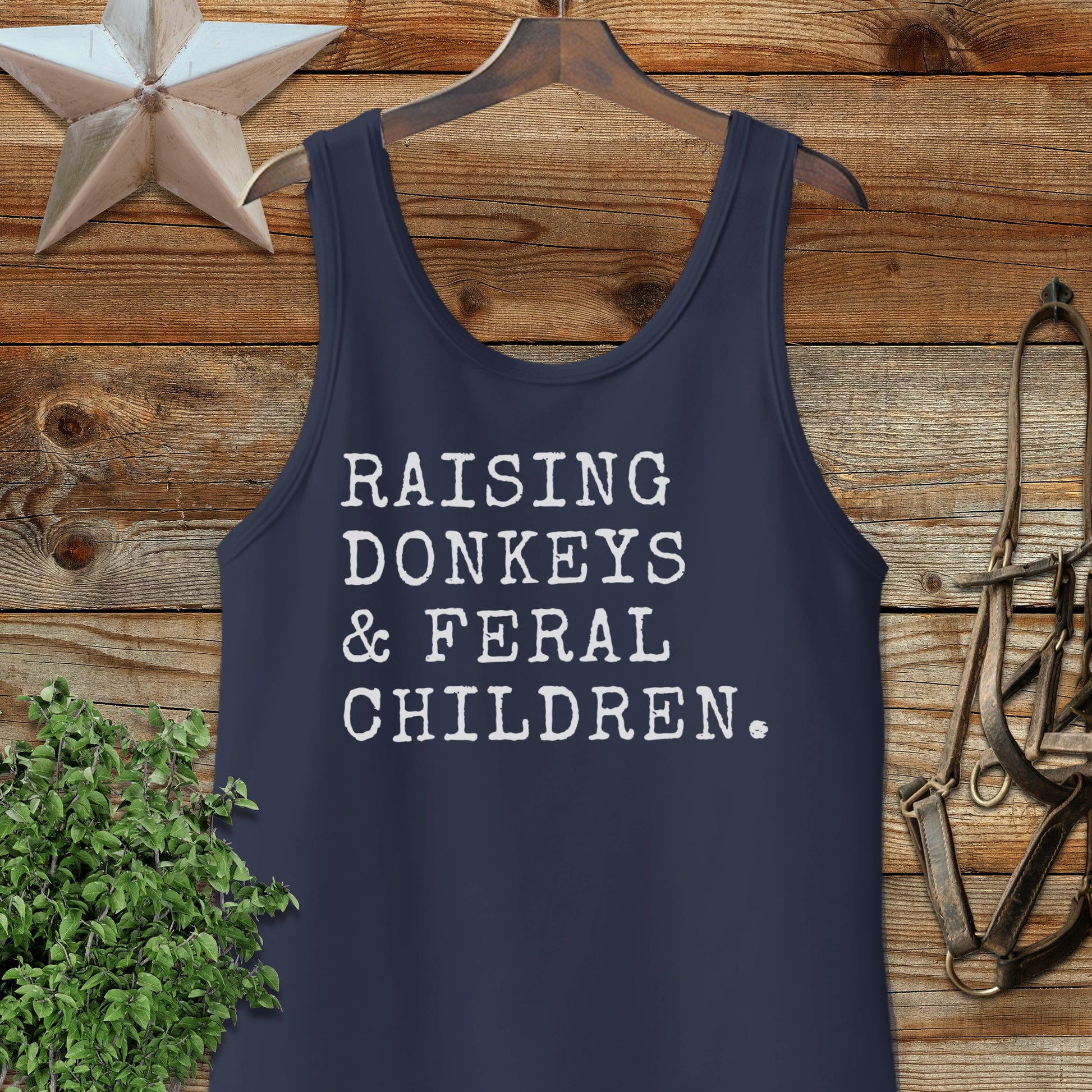 Raising Donkeys & Feral Children Tank Top