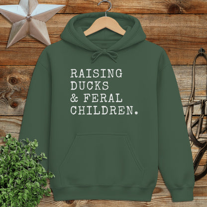 Raising Ducks & Feral Children Hoodie