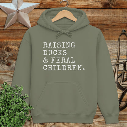 Raising Ducks & Feral Children Hoodie