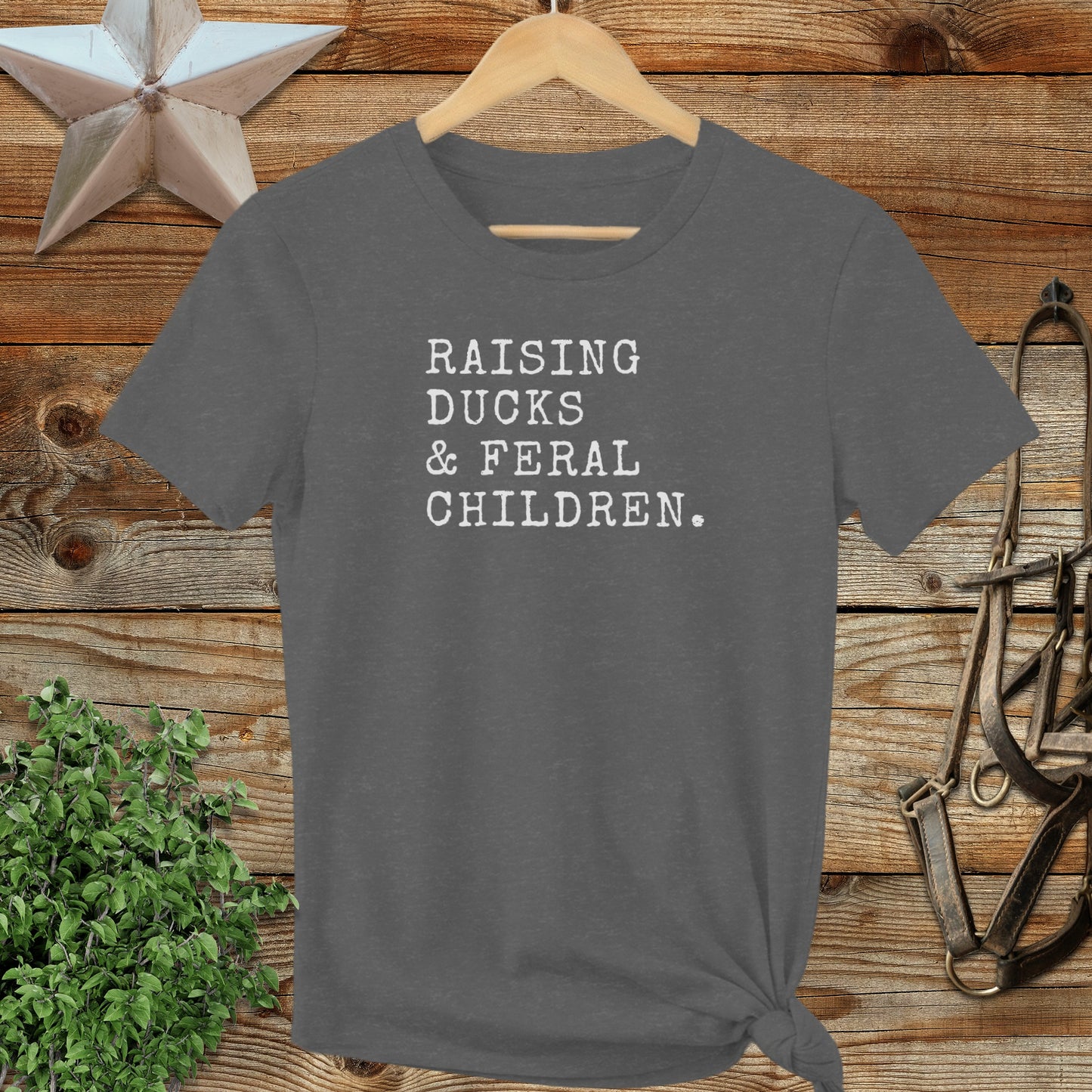 Raising Ducks & Feral Children Ladies Tee
