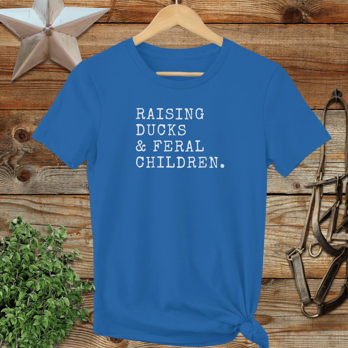Raising Ducks & Feral Children Ladies Tee