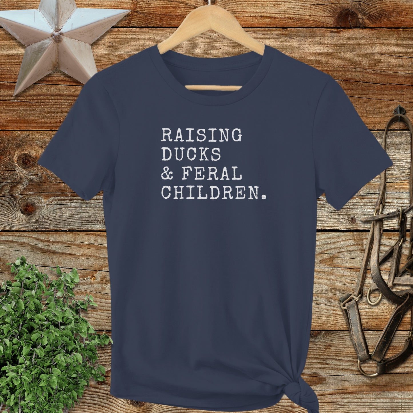 Raising Ducks & Feral Children Ladies Tee