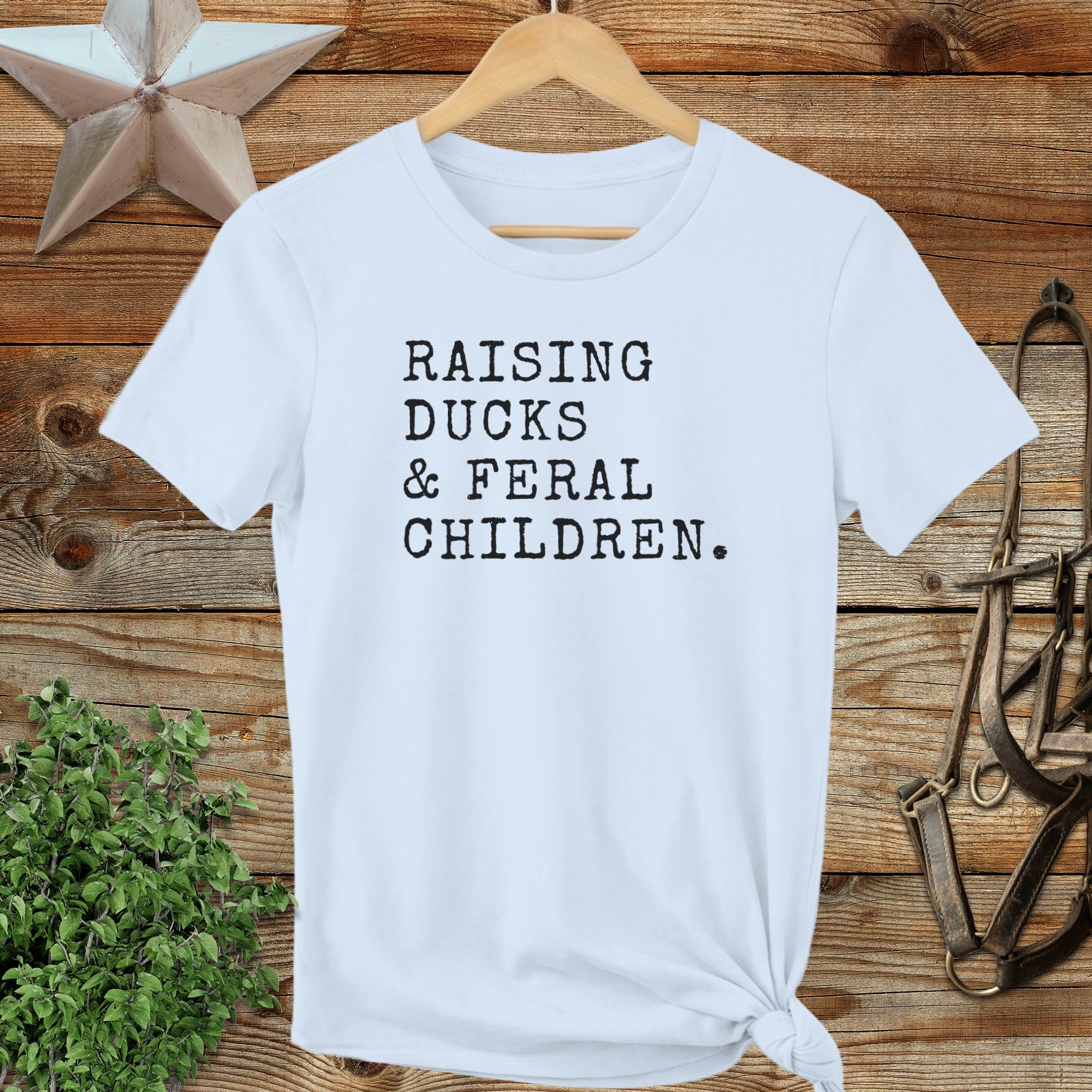 Raising Ducks & Feral Children Ladies Tee
