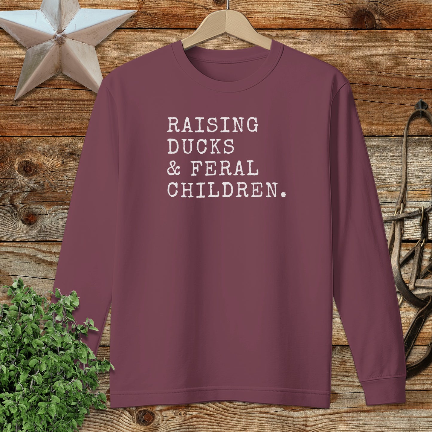 Raising Ducks & Feral Children Long Sleeve Tee