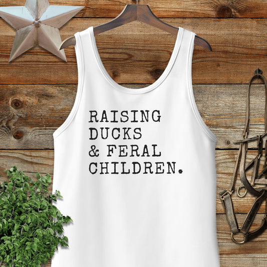 Raising Ducks & Feral Children Tank Top