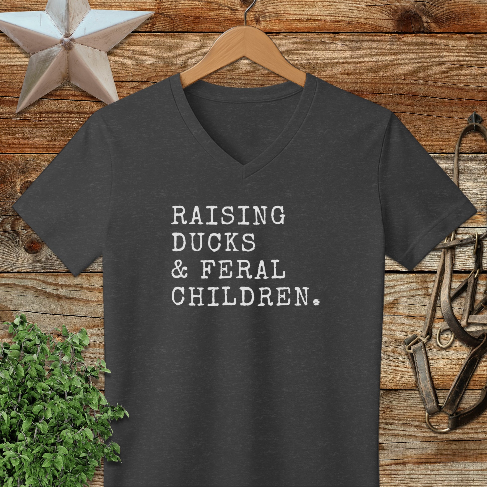 Raising Ducks & Feral Children V-neck