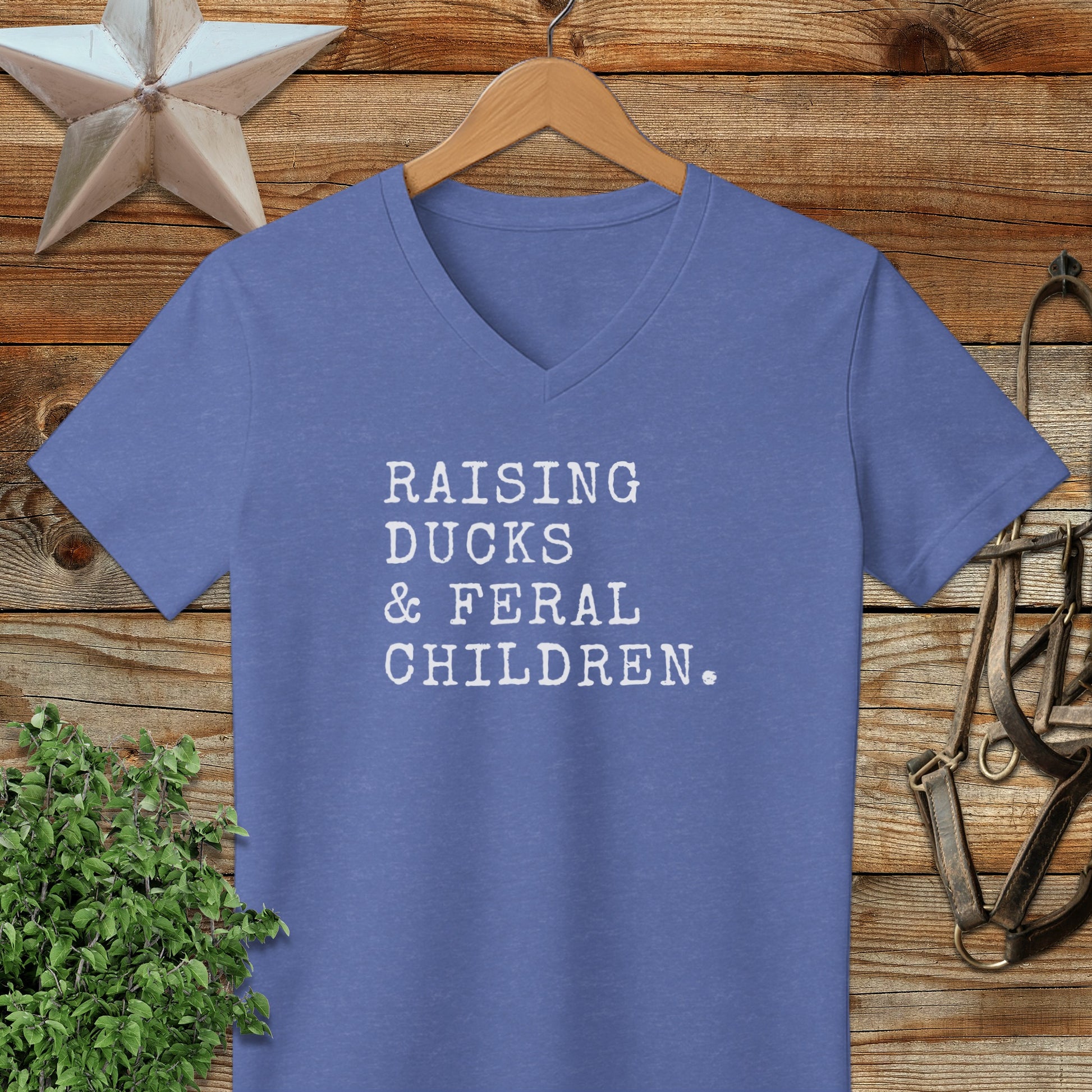 Raising Ducks & Feral Children V-neck