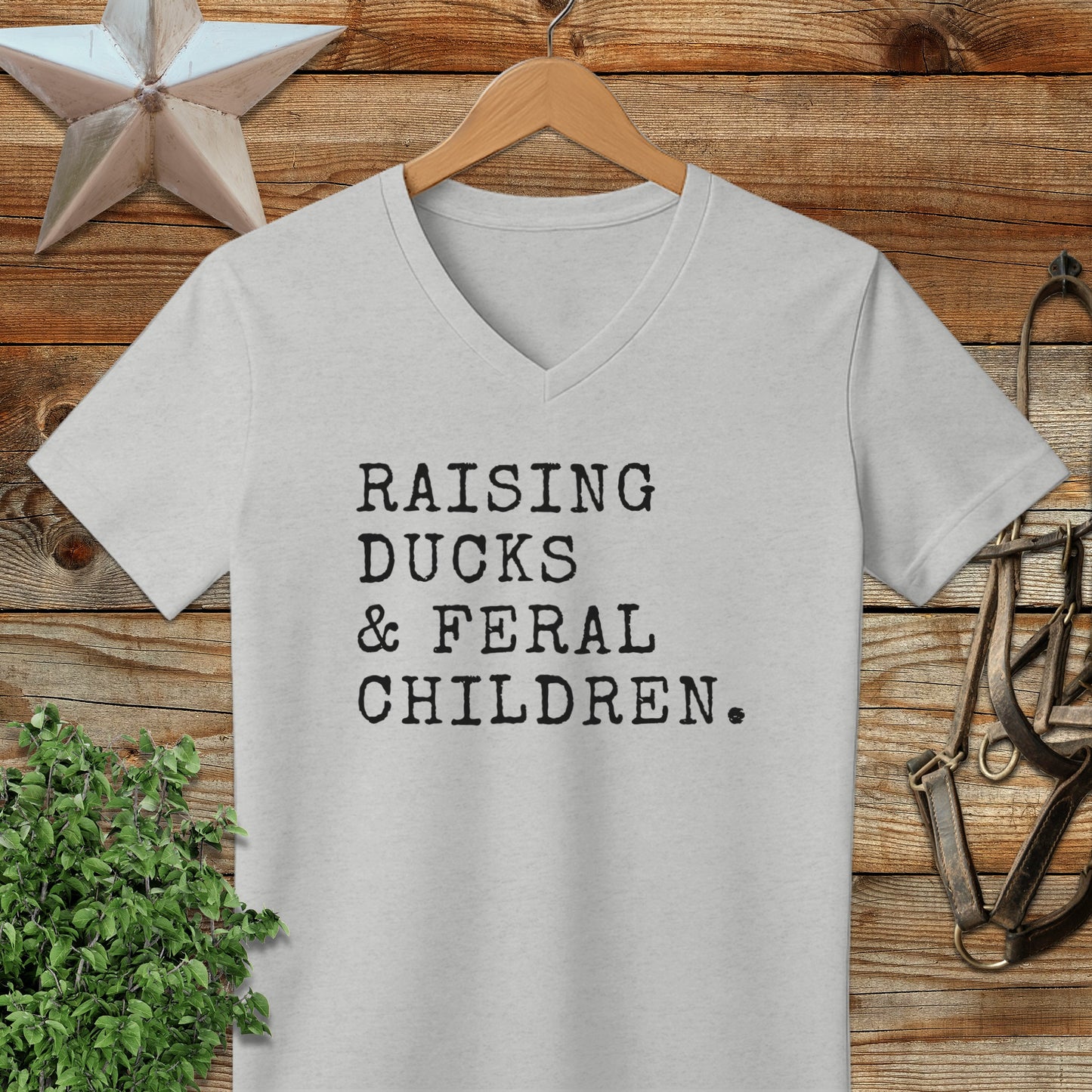 Raising Ducks & Feral Children V-neck