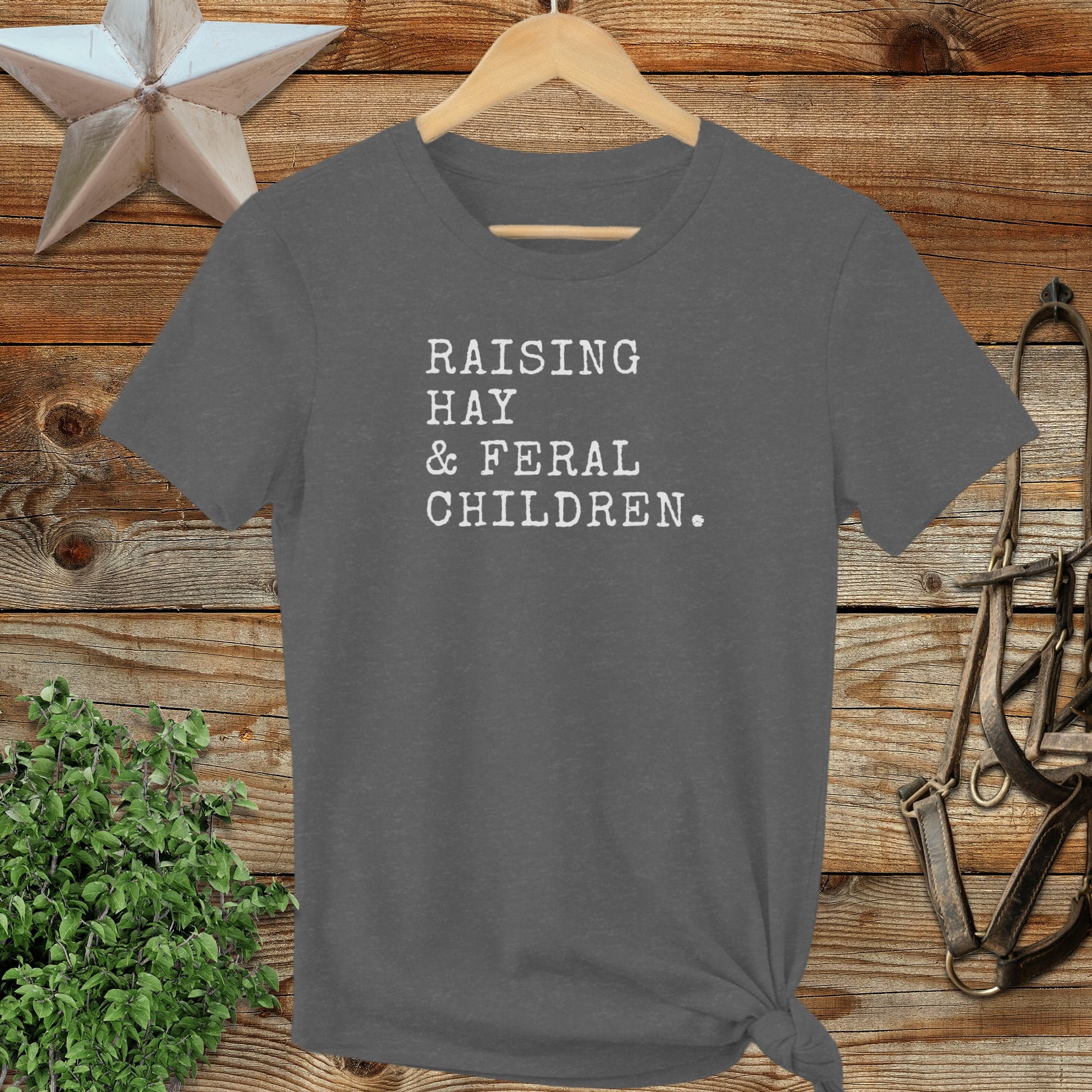 Raising Hay & Feral Children Ladies Tee