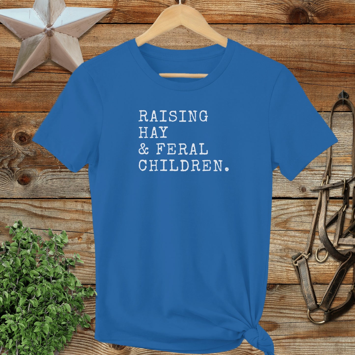 Raising Hay & Feral Children Ladies Tee