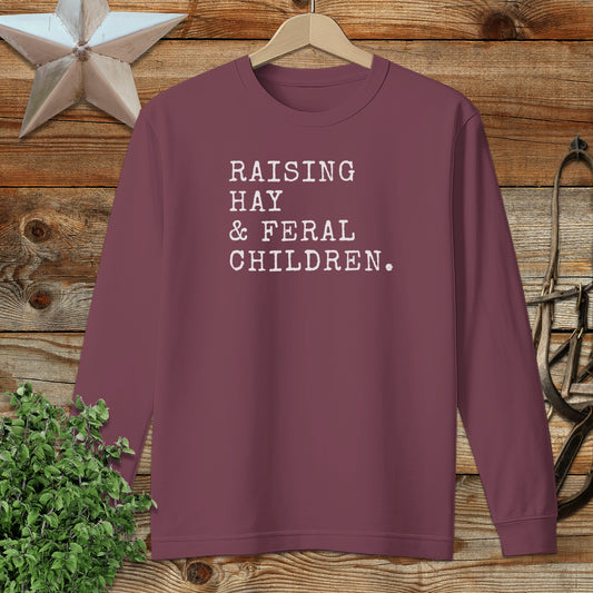 Raising Hay & Feral Children Long Sleeve Tee
