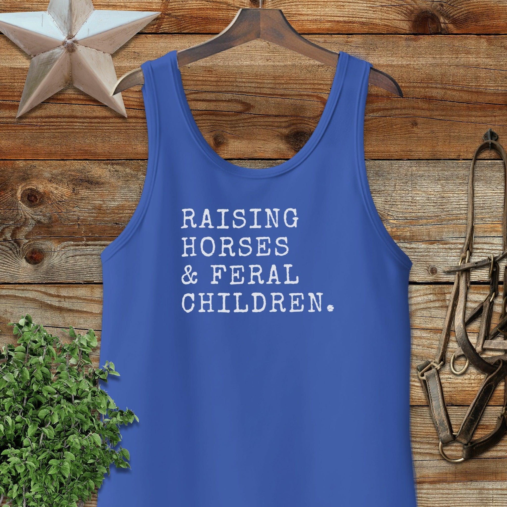 Raising Horses & Feral Children Tank Top