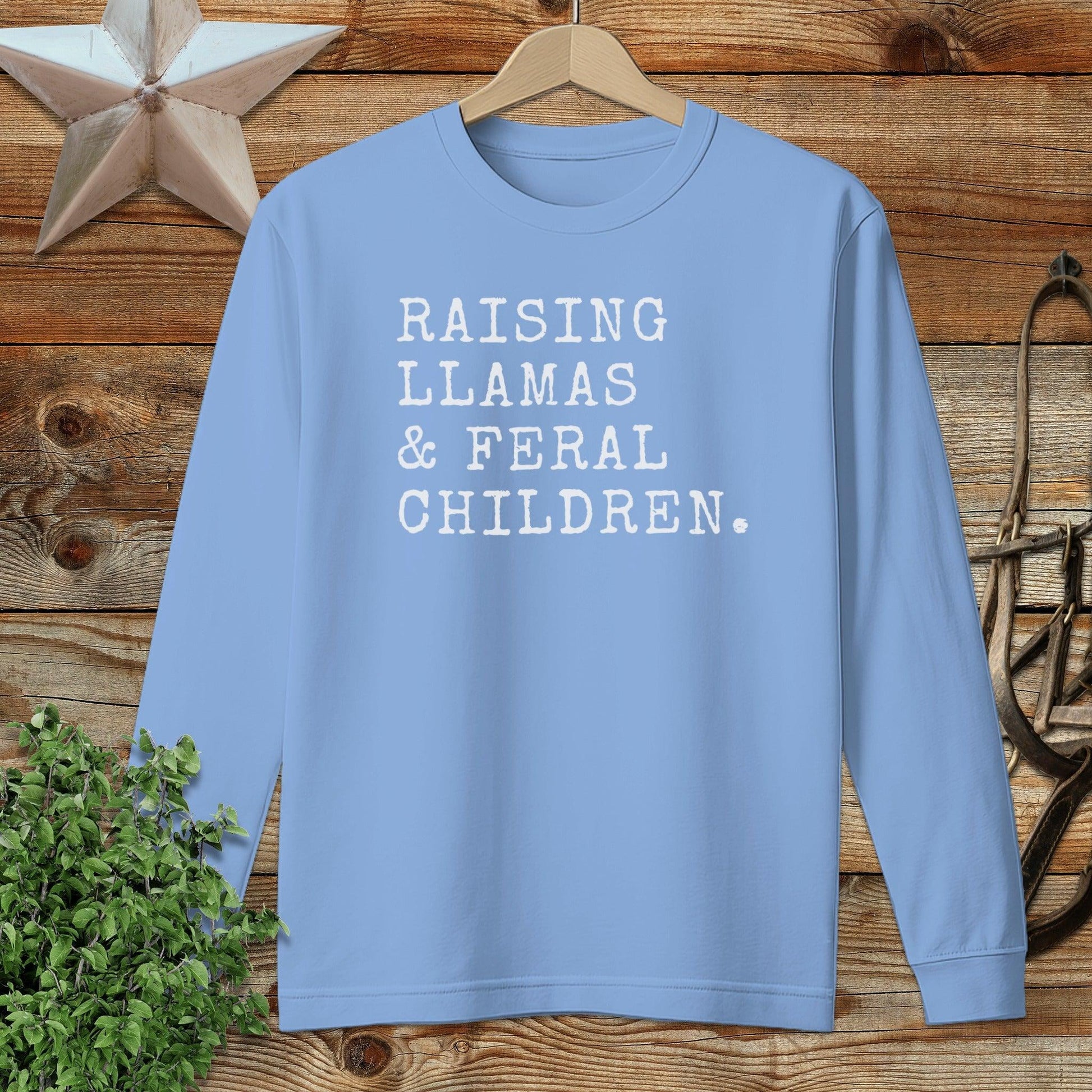 Raising Llamas & Feral Children Long Sleeve Tee