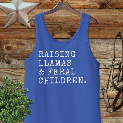 Raising Llamas & Feral Children Tank Top