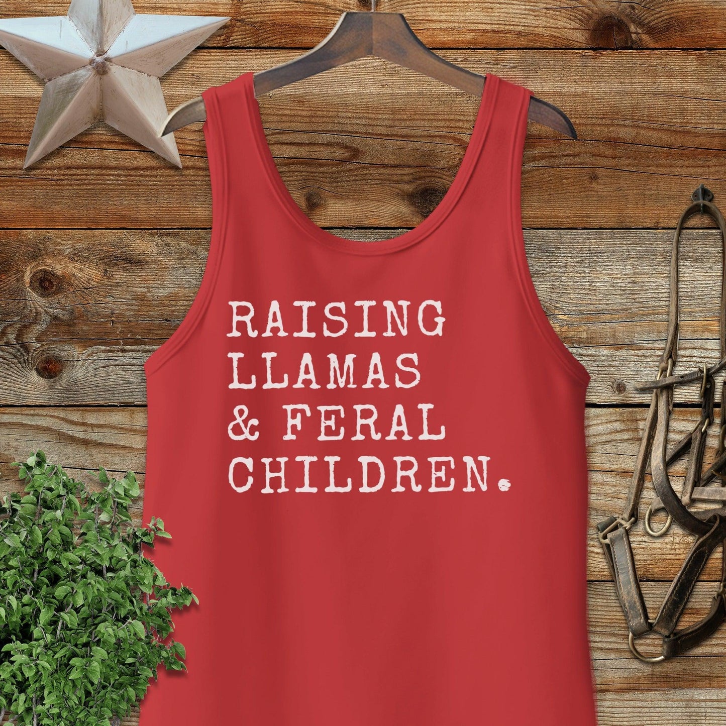 Raising Llamas & Feral Children Tank Top