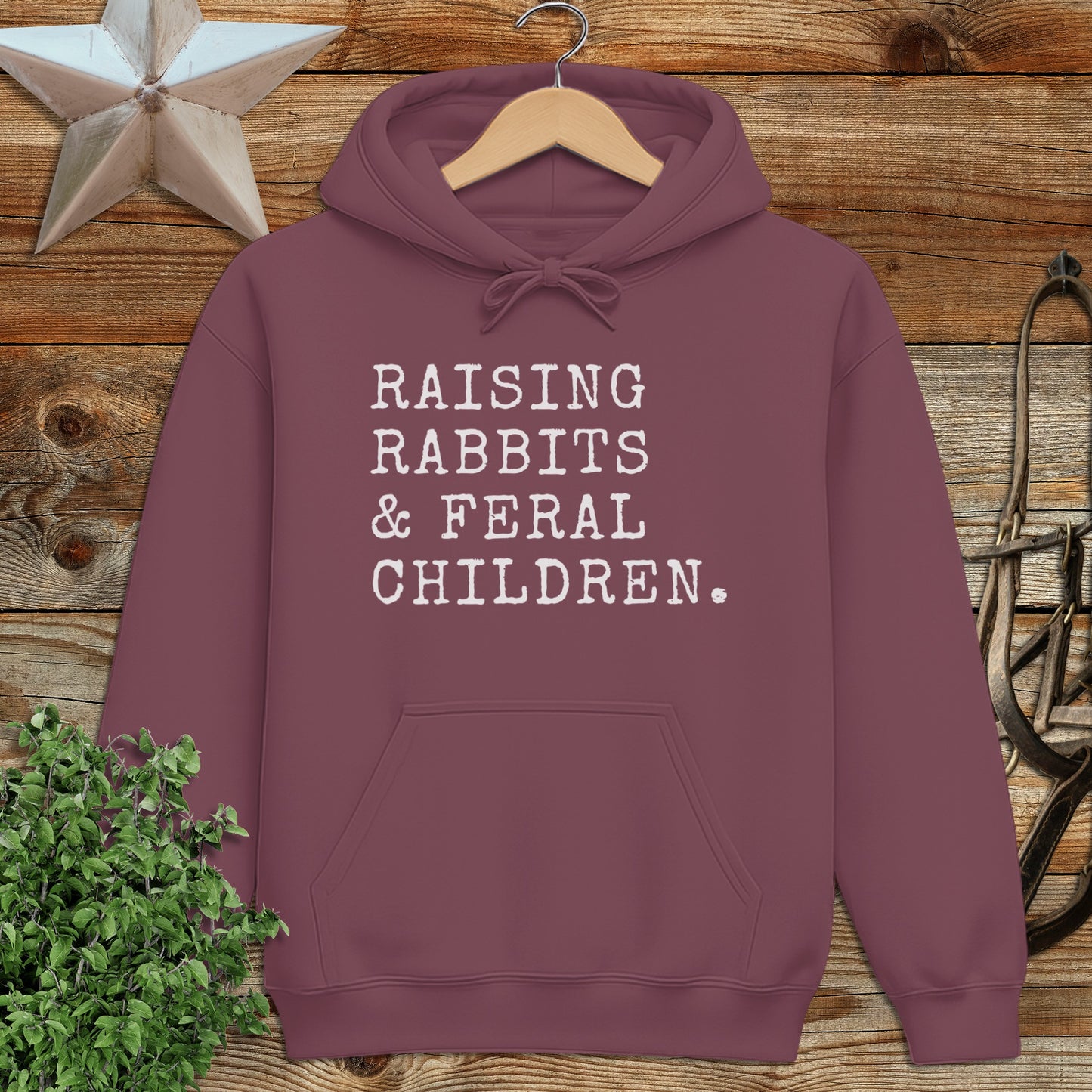Raising Rabbits & Feral Children Hoodie