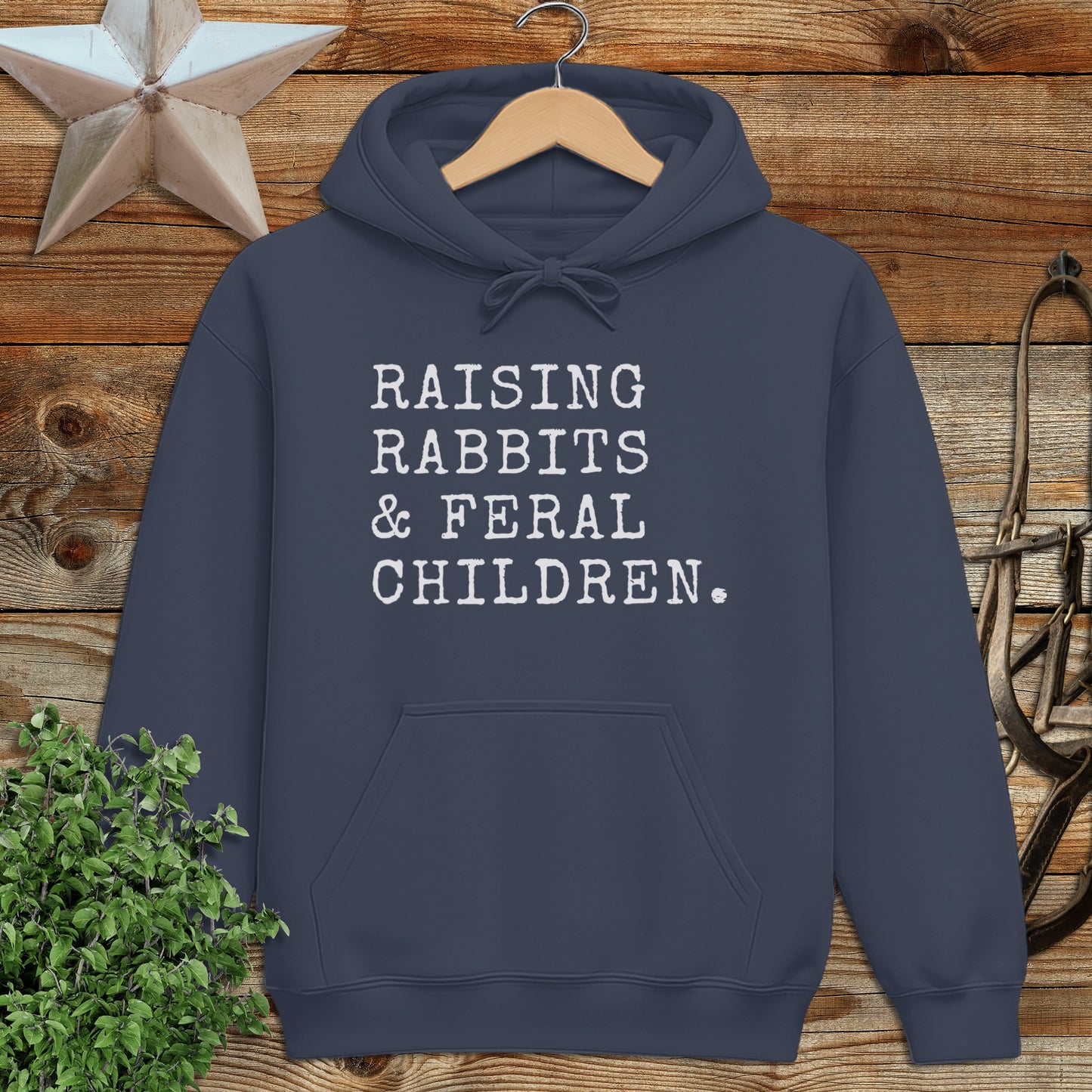 Raising Rabbits & Feral Children Hoodie