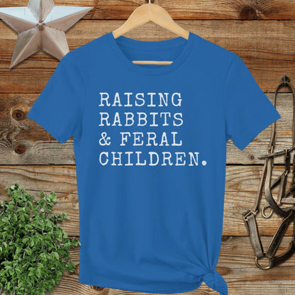 Raising Rabbits & Feral Children Ladies Tee