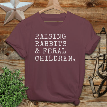 Raising Rabbits & Feral Children T-Shirt