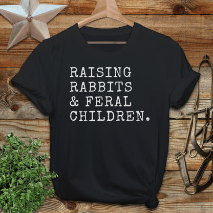 Raising Rabbits & Feral Children T-Shirt