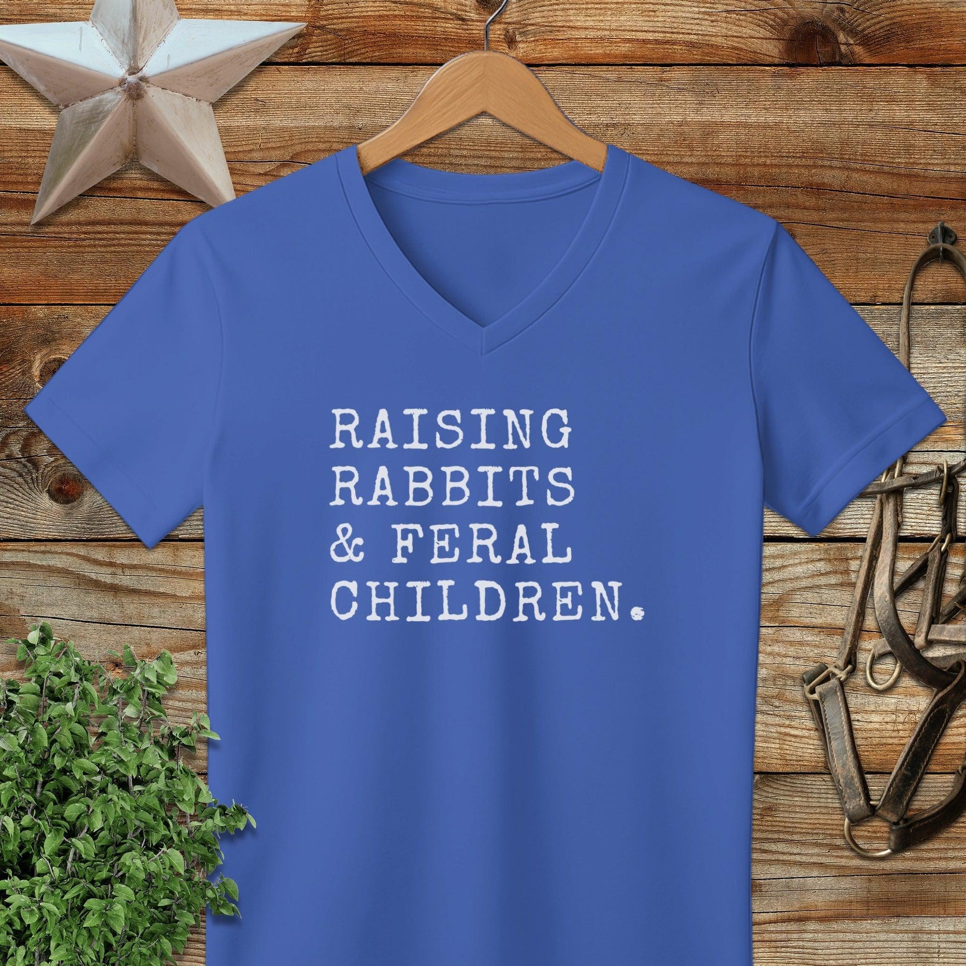 Raising Rabbits & Feral Children V-neck