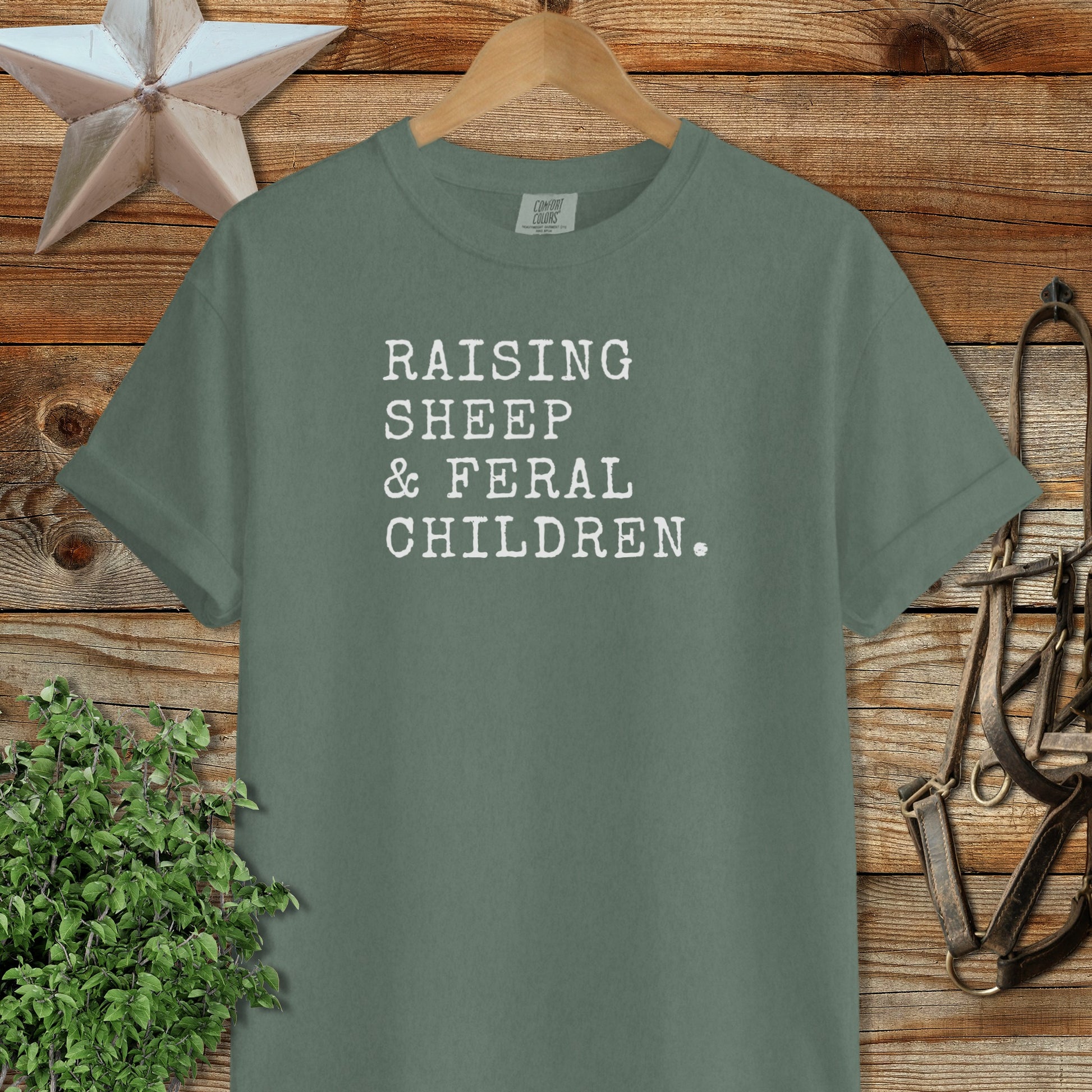 Raising Sheep & Feral Children Signature Tee