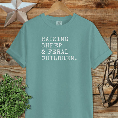 Raising Sheep & Feral Children Signature Tee